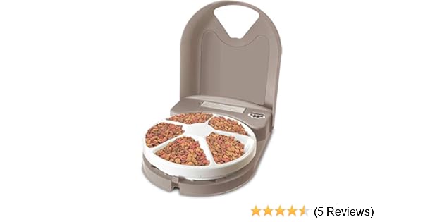 Petsafe Eatwell 5 Meal Pet Automatic Feeder For Cats And Dogs
