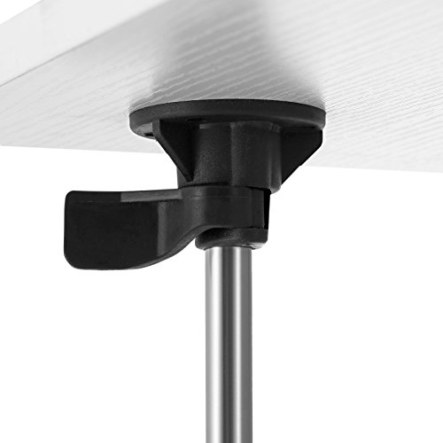 Superland 3 Tier Adjustable Computer Standing Desk 15.7 x 11 Inch Stand Up Desk Light Weight Computer Workstation for Home and Office Use (White Light Weight) - Thumbnail 5