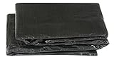 Economy Trampoline Weather Protection Cover, Rectangular Frames - Black