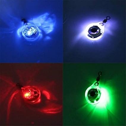 Fishing Lures Light, Led Fishing Lure, Eye Shaped Fishing Bait Light Flashing Lamp Fish Attractors (1pcs)