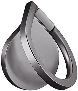 Cell Phone Ring Stand Holder - 360°Rotation Phone Grip Kickstand Work on Magnetic Car Holder Universal Smartphone Ring for iPhone 7 7 Plus 6S 6 5 5S Samsung Galaxy Tablet (Gray)