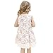 Aikobaby Baby Girls Sleeveless Flower Printed Lace Princess Dresses Summer Skirts