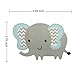 Shxstore Gray and Blue Elephant Cake Cupcake Topper Picks For It's A Boy Baby Shower Birthday Themed Party Decorations Supplies