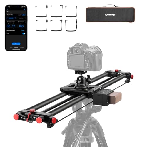NEEWER 31.5/80cm Motorized Camera Slider with App Control, ER1