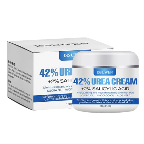 Axfbim Hand and Foot Cream, Urea Cream 42 Percent for Feet, Knees Elbows Hands Repair Treatment, Heels, Elbows, Nails & Knees