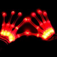 BFYWB Toys for 3-12 Year Old Girls, LED Gloves Finger Lights Fingertips Flashing New Cool Party Favor Hot Christmas Birthday Gifts for 3-10 Year Old Girls