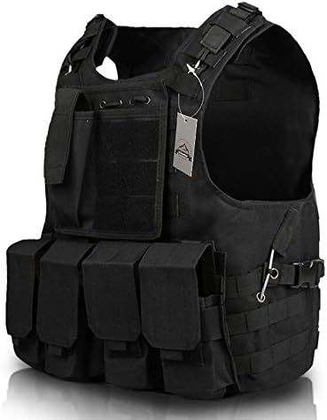 Nwestun Tactical outdoor vest for hunting and shooting (Black)different colors available