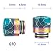 Satelliter 810 Drip Tip, 510 Drip Tip, 8 Pack Standard Resin DrIp Tip Connector for Ice Maker Coffee Mod(H03)