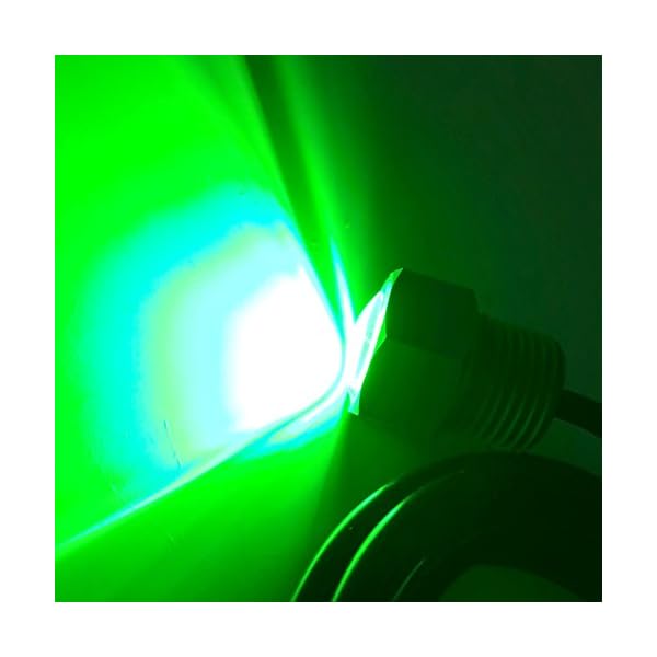 Amarine-Green-Cree-LED-Boat-Drain-Plug-Underwater-Light-3X3W-Garber-fishing-Swimming-Diving-12-NPT-Green