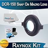 Raynox DCR-150 Snap-On Macro Lens For Digital SLR HD Video with Cleaning Kit