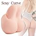 Pussy Ass Masturbator with Lifelike Labia-Fondlove 3D Doggy Style Sexy Curves Realistic Male Masturbator with 2 Holes for Men Masturbation a Versatile Experience