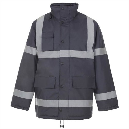 Supertouch 59295 Security Parka with Tape - Navy Blue