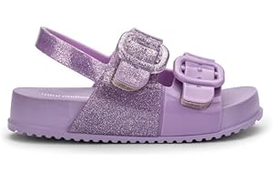 mini melissa Cozy Jelly Sandals for Babies & Toddlers - Summer Sandal w/Adjustable Back Strap, Jelly Shoes for Girls & Boys