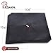 KESWON Gas Stove Burner Covers - 8 pcs 10.6”x10.6” Custom Fit Gas Range Protectors – Fast Clean Liners for Kitchen/Cooking – Easy on & off Cooktop Fitting – Keep Your Black Stovetop Cleaner–Heat Safe
