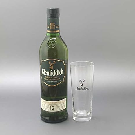 Amazon Co Jp グレンフィディック 12年グラス付き 正規品 40度 700mll 食品 飲料 お酒