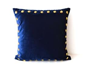 Amazon.com: Navy Blue pillow covers- Navy Blue pillow in ...