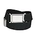 CTM Kids' Adjustable Elastic Belt with Magnetic Buckle, Black
