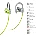 Bluetooth Wireless Headphones,SAUNORCH K19 V4.1 Sport Wireless Bluetooth Earbuds Sweatproof Earphones In-Ear HD Stereo Headsets w/Mic CVC 6.0 Noise Cancelling for Gym Running Jogging Green