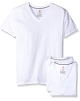 Hanes Men's 3-Pack Comfort Blend White V-Neck