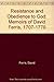 Resistance and Obedience to God: Memoirs of David Ferris, 1707-1779 by