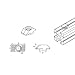 TOPINSTOCK 2020 Drop in Post Assembly M4 T-nut for 20 x 20 Aluminum Extrusion Pack of 100