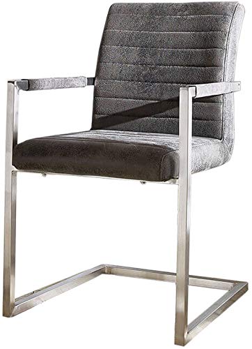 DELIFE Küchenstuhl Earnest Vintage Freischwinger