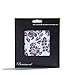 Beaumont Musical Polishing & Cleaning Patterned Damson Lace Instruments Trumpet Clarinet Sax Flute Recycled Microfibre Cleaning Cloth Brass Silver 25 x 25cm (BFC-DL)