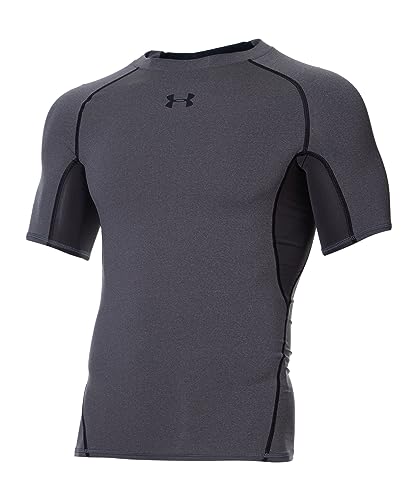 [アンダーアーマー] UA HEATGEAR ARMOUR SHORT SLEEVE Charcoal Light Heather / / XL