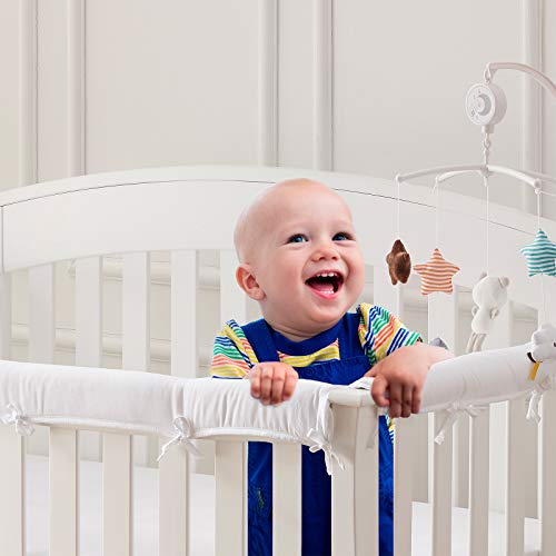 Sunstyle Home 3 Pieces Baby Crib Rail Cover Set, Safe Teething Guard
