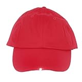 Coleman Red Powercap Hands-Free LED Flashlight Cap with 3 Modes