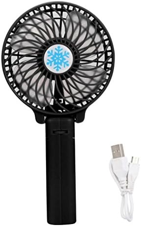 zeipy Portable USB 18650 Battery Handheld Mini Air Conditioner Cooler Fan (Black)