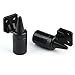 Yibid Save A Deer Whistle Alert Horn Wildlife Warning Devices for Car Truck Auto Motorcycles any Vehicle Safe Driving on Freeway (Black, 2 piece)