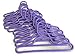 Doll Hangers Set of 12 Plastic Hangers Lavender for 18 Inch Dolls Clothes, Doll Accessories