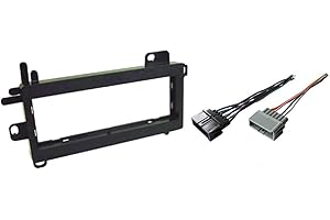 Carxtc Stereo Install Dash Kit and Wire Harness Fits Dodge Ram Pickup Truck 1984-2001