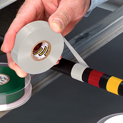 3M Safety Scotch Vinyl Color Coding Electrical Tape 35, 3/4 In X 66 Ft