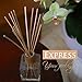 PEFSO - 60 PCS Reed Diffuser Sticks, Set of Natural Rattan Sticks, Refill Replacement for Fiber Reed Diffuser Stick, for Essential Oil Diffuser Refills (White/10.3