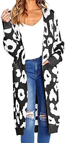 leopard print long cardigan australia