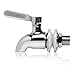 Brew Tapper Solid Stainless Steel Beverage Dispenser Replacement Spigot (Polished Finish)