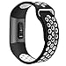 NO1seller Top Bands Compatible for Fitbit Charge 3 Small Large, Soft Silicone Sport Strap with Air Holes Replacement Wristband for Fitbit Charge 3 and Charge 3 SE Fitness Tracker