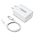 noot products Charger for Samsung Galaxy S7/S7 Edge/S6/S6 Plus/S4/S3/Note Edge/Note 5/Note 4 Charger 24W Charge USB Adapter for Travel Home Wall with 6FT feet Micro USB Charging Cable Cord