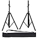 Costzon Height Adjustable Pair of Tripod DJ PA Speaker Stands Adjustable Height Stand w/Carry Bag (38