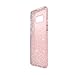 Speck Products Presidio Clear+ Glitter Cell Phone Case for Samsung Galaxy S8 - Rose Pink With Gold Glitter