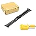 INFILAND for 42mm Band Series 1 Series 2, Stainless Steel Metal Replacement Strap Wrist Band for 42mm All Models, Black