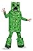 Creeper Prestige Minecraft Costume, Green, Large (10-12)