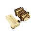 HOODDEAL Magic Puzzle Box Wooden Secret Mini Compartment Gift Intelligence Brain Teaser