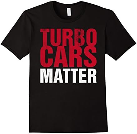 Men's Turbo Cars Matter T Shirt Medium Black