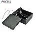 PKCELL 2-Slot D Size Battery Holder Cell Contain Two Wires with Cover and Switch (2pc)