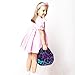 icolor Purple Flower Insulated Lunch Portable Carry Tote Picnic Storage Bag Lunch box - Bag Handbag Cooler warm Pouch Tote bag