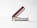 Daft 'Orginal' Man Comb, Folding Metal Pocket Comb for Men, Bearded Man Comb with Handle, The Ultimate Tool for Your Hair, Beard and Beer, (Brown)
