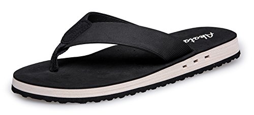 Norocos Mens Sport Sandals Lightweihgt Flip-flops Slippers